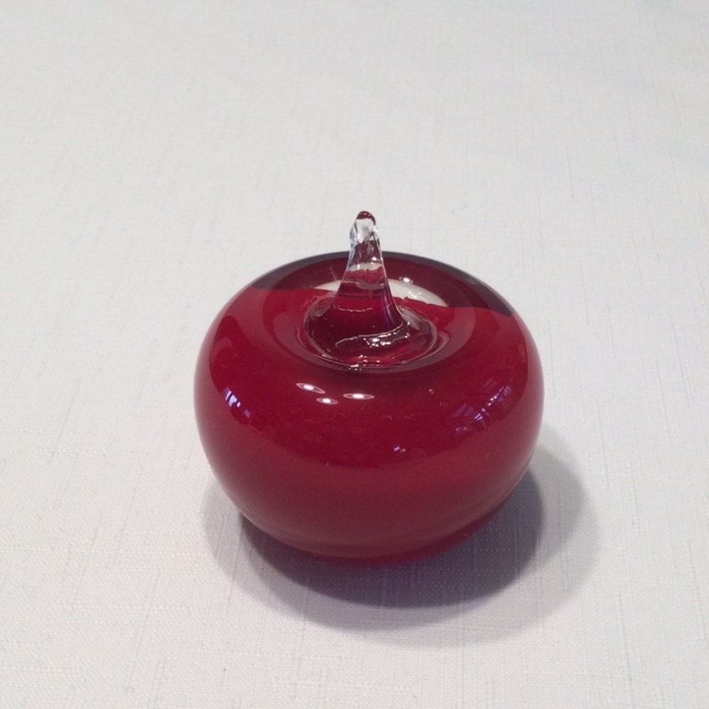 Red Apple Paper Weight